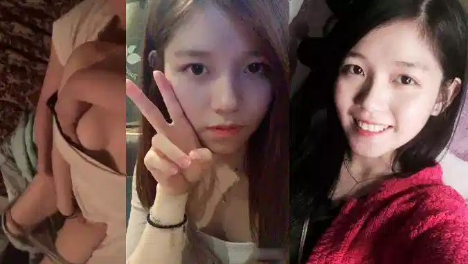 高颜值美女大学生，为了钱和肥猪富二代交往在宾馆里被小鸡巴后入骚穴