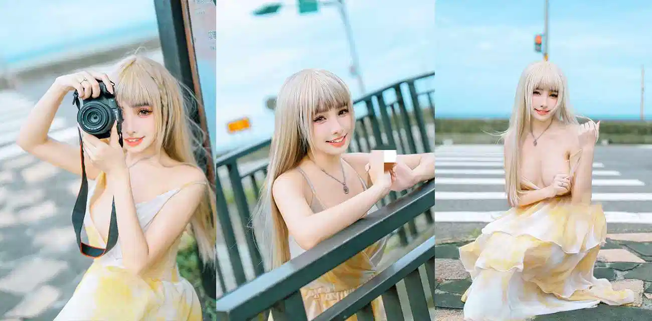 大奶福利姬【慕慕Momo】COS写真花絮流出，颜值身材双顶级的尤物被摄影师领到酒店爆操